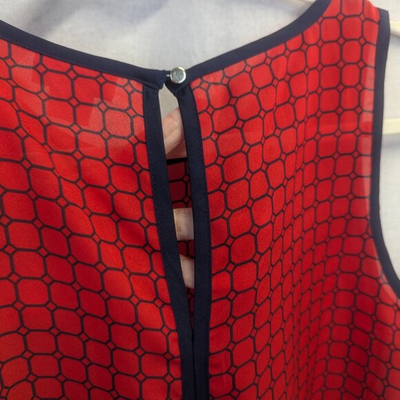 Liz Claiborne Size Small Tank in Red and Navy - Picture 4 of 11